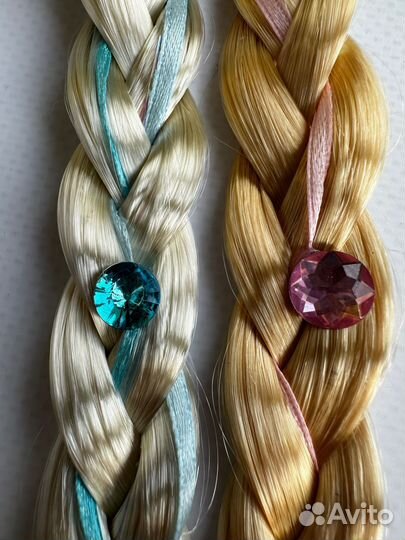 Ободок с косичкой Эльза Анна Холодное сердце