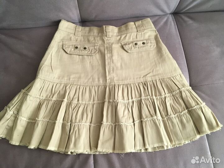 Юбка бежевая