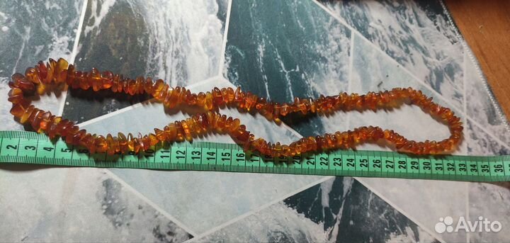 Янтарные бусы натуральные СССР