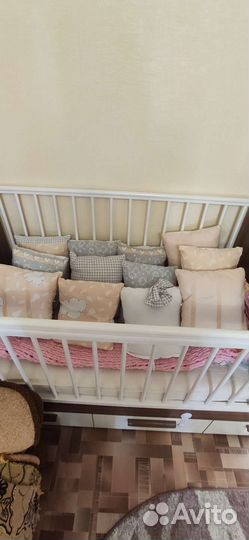 Бортики в детскую кроватку