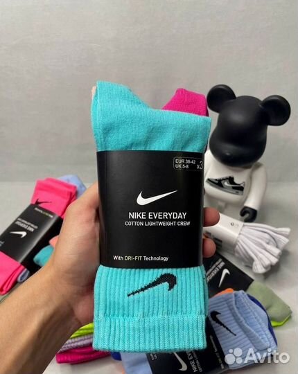 Nike носки цветные