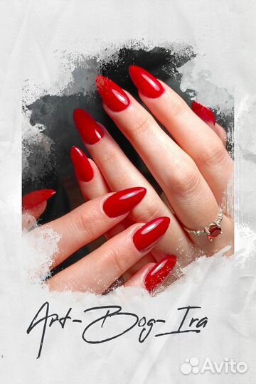 Модель на наращивание, модель на маникюр,педикюр