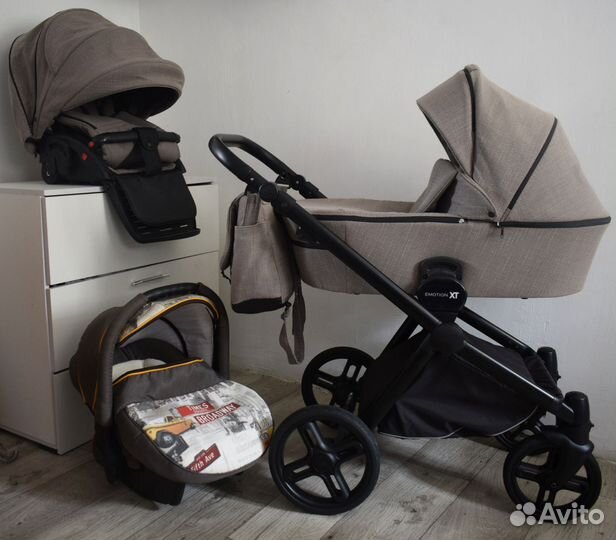 Коляска 3в1 Lonex Emotion XT