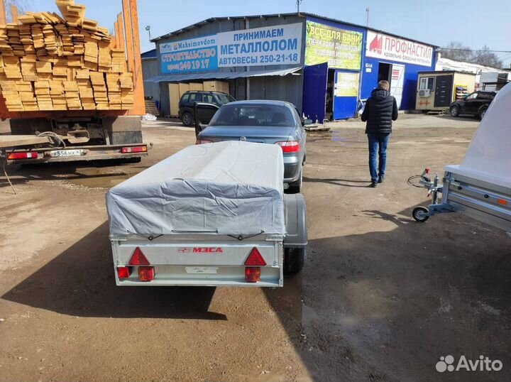 Прицеп 00.002 легковой с тентом 53 см. Для работы