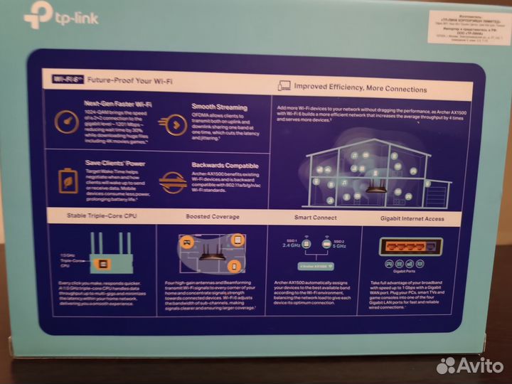 WiFi роутер TP-link Archer AX1500