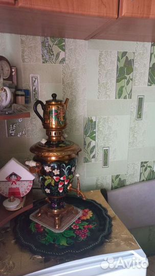 Самовар расписной тройка 2 шт цена за 1шт