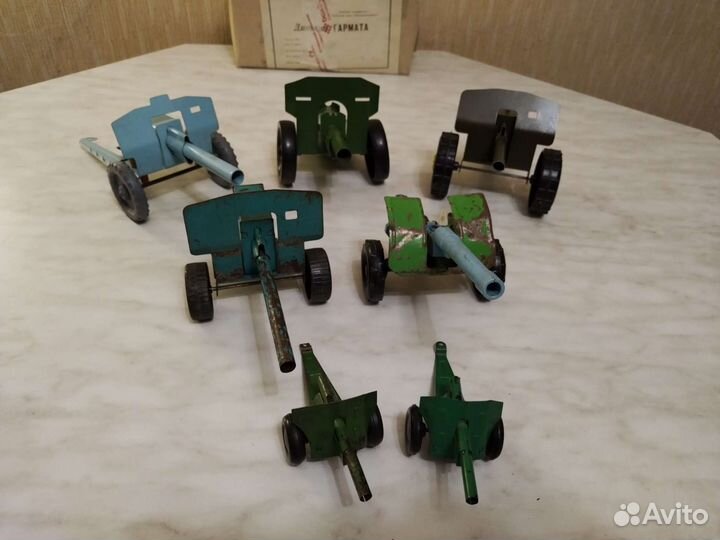 Пушки металлические ссср-военные игрушки