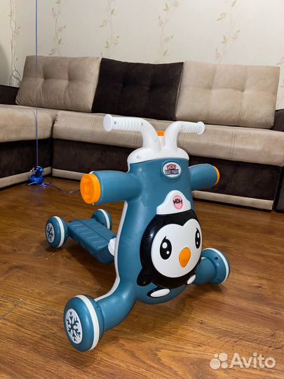 Каталка /Детский беговел/Ходунки/Самокат 3 в 1