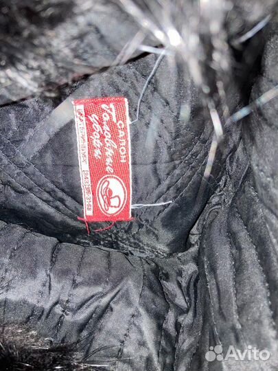 Шапка-ушанка из меха бобра