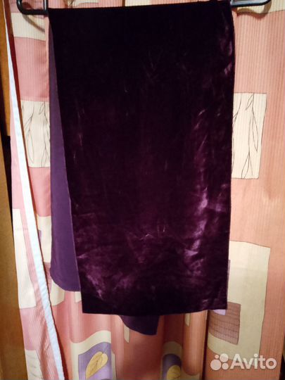 Бархатный шарф