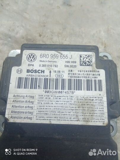 Блок управления аирбаг Volkswagen Polo 5 2009-2018