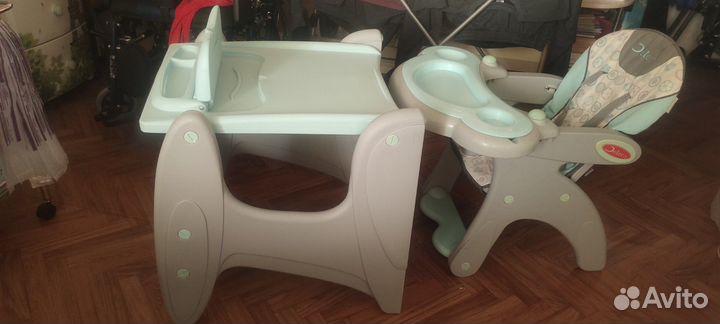 Стульчик-трансформер для кормления Jetem Magic