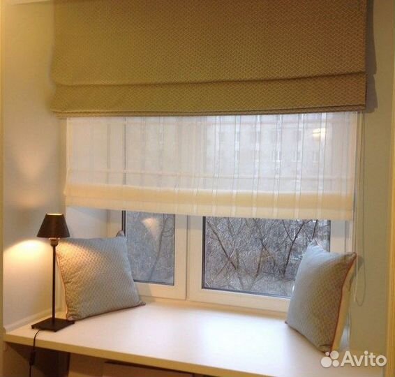 Римская штора день-ночь