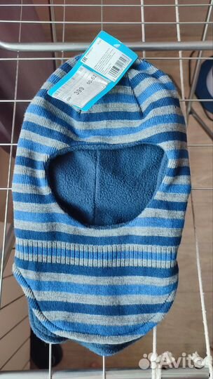 Шапка шлем на мальчика фирмы Fun day размер 50-52