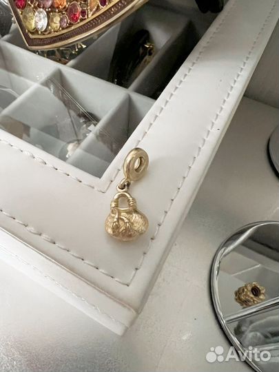 Золотой браслет pandora