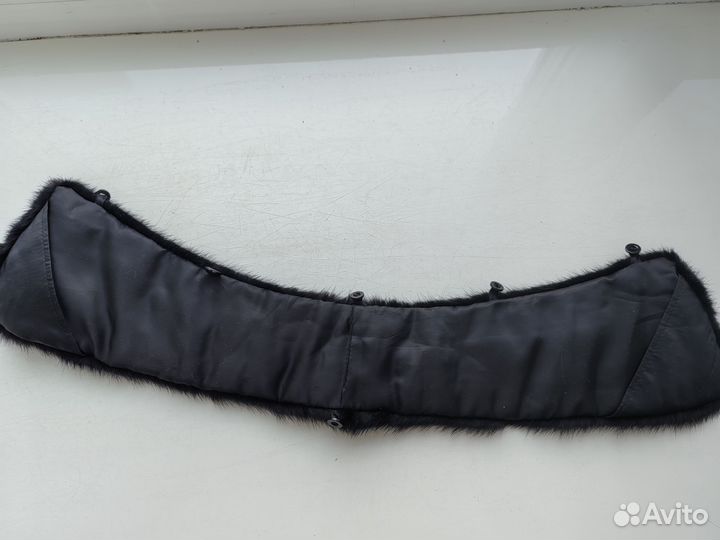 Меховой воротник норка новый