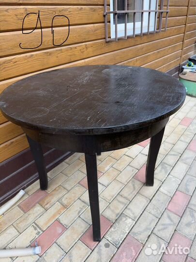 Стол круглый 90см