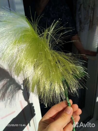 Искусственные растения из атласной ленты