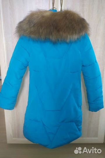 Зимнее пальто для девочки 152
