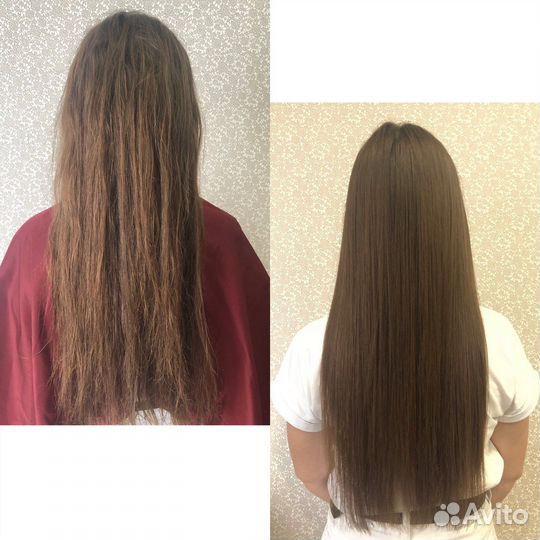 Кератиновое выпрямление ботокс для волос