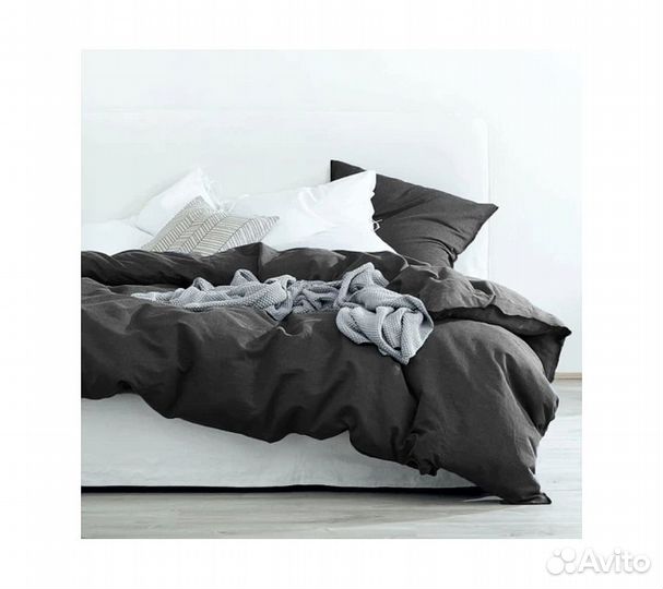 Постельное белье GoodNight Wash Cotton 2 сп. с евр