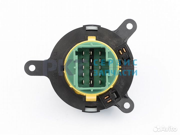 Переключатель света центральный н/о желтый ГАЗель