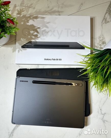 Планшет Samsung Galaxy Tab S8 5G 8/128 Чехол UAG