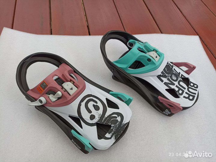 Крепления для сноуборда burton step on