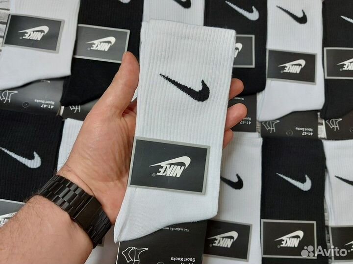 Носки высокие Nike хлопок
