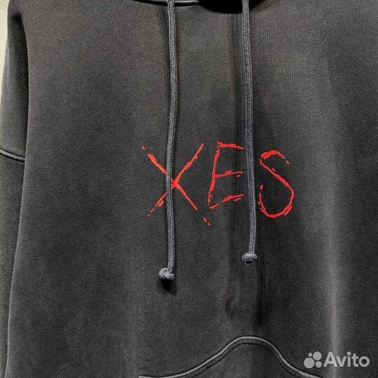 Черное худи Vetements