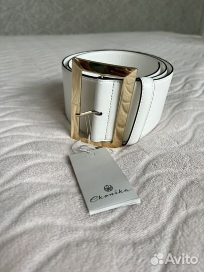 Ремень женский кожаный широкий