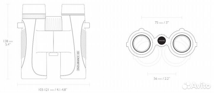 Бинокль Hawke Vantage 10x32 (Green)