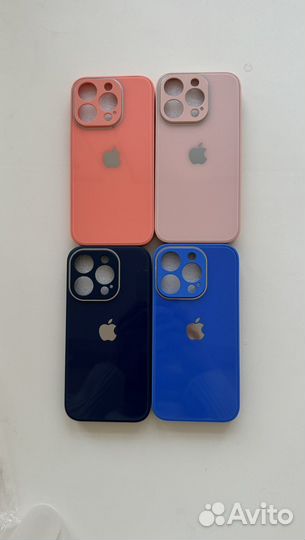 Чехол на iPhone 15 pro стекло