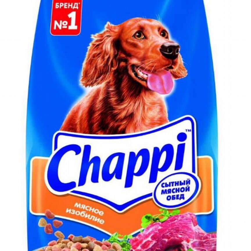 Корм для собак chappi 15 кг