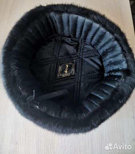 Норковая шапка мужская 60 размер