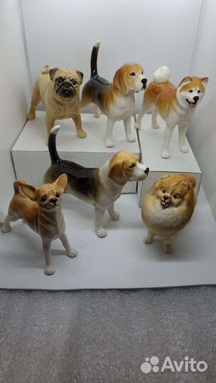 Собаки. Фарфоровые статуэтки