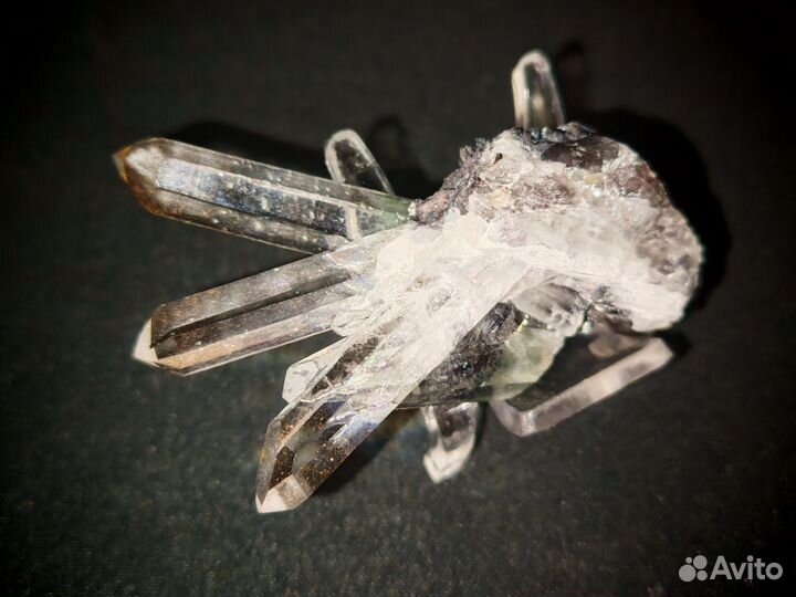 Горный хрусталь, Гематит. 202