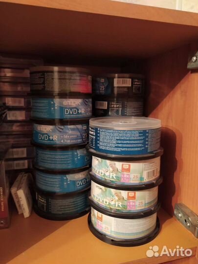 DVD и CD с фильмами