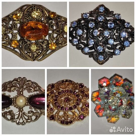 Винтажные Броши Европа