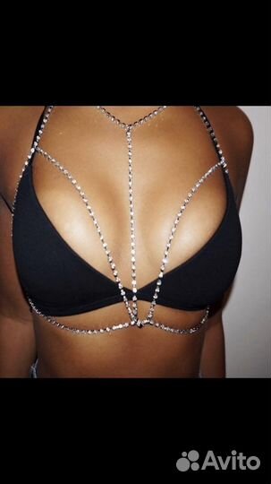 Портупея стразы верх