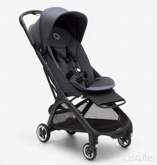 Bugaboo buttefly stormy blue +бампер