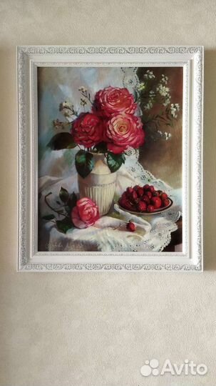 Натюрморт с клубникой