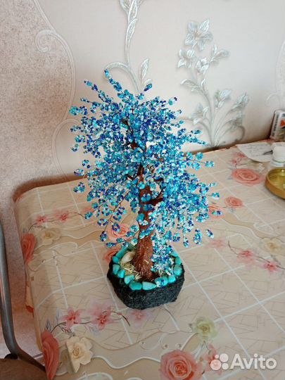 Деревья из бисера