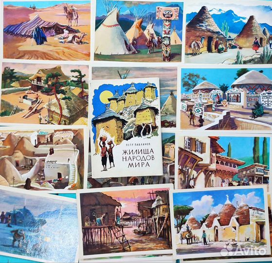 Советские открытки сказки, наборы