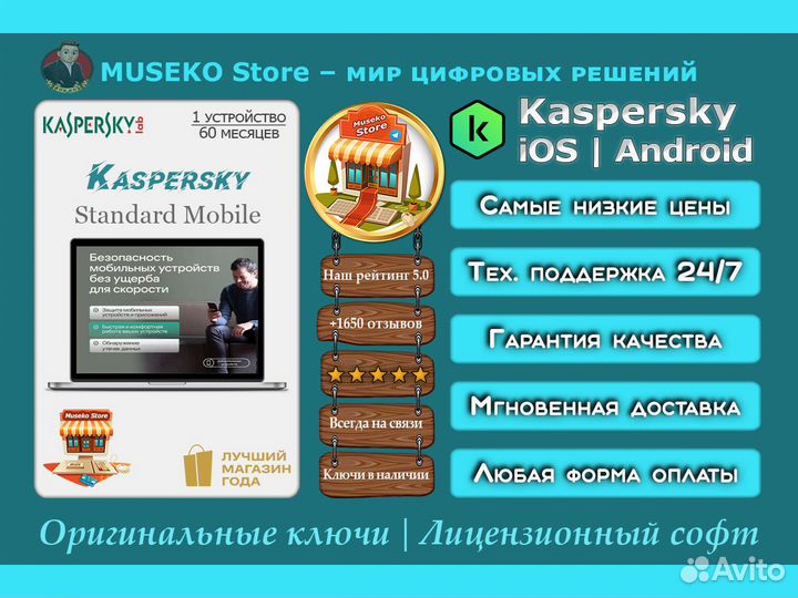 Антивирус для смартфона Kaspersky Standard Mobile