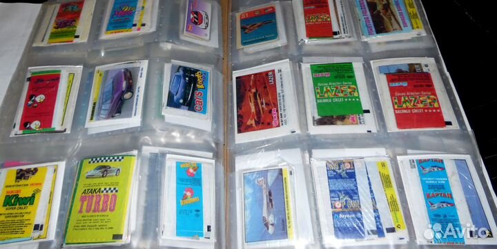 Обёртки и вкладыши от жвачек. Частые и редкие