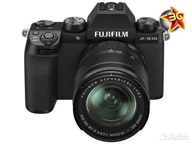 Fujifilm X-S10 Kit XF 18-55mm F2.8-4 R LM OIS Blac