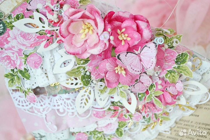 Открытка для девочки, открытки ручной работы