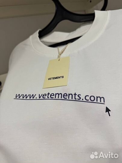 Футболка оверсайз vetements (коллекция 2025)