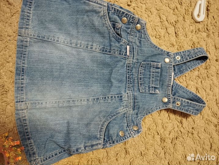 Сарафан джинсовый 74